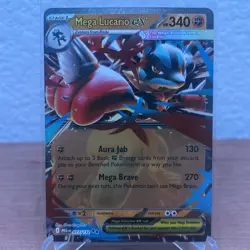 Pokemon TCG Mega Evolution - Mega Lucario ex 077/132 - English - Image 1
