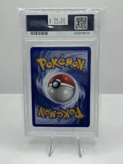 1999 Pokemon Game 93/102 Gust of Wind Trainer PSA 8 - Image 2
