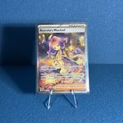 Pokemon Acerola's Mischief SIR: Mega Evolutions 183/132 NM English Pack Fresh - Image 1