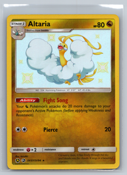 Altaria Shiny Rare SV37/SV94 Hidden Fates Pokemon TCG Holo | NM - Image 1