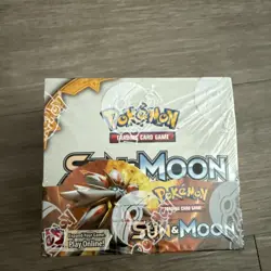 Sun & Moon Base Set Booster Box 36 Packs Factory Sealed Pokemon TCG - Image 1