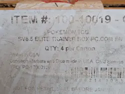 Prismatic Evolutions Pokemon Center EXCLUSIVE Elite Trainer Box ETB Sealed Case - Image 3