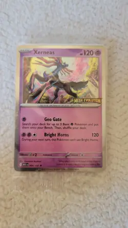 Pokemon Mega Evolution 2025 - Xerneas 2025 Bestbuy Stamped Promo - Image 3