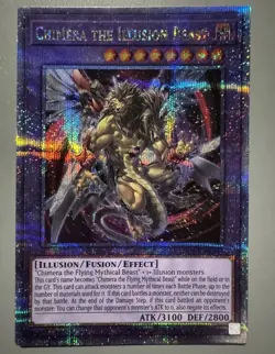 YUGIOH CHIMERA THE ILLUSION BEAST ASIA ENGLISH EDITION DUNE-AE034 25TH FOIL QCSR - Image 1