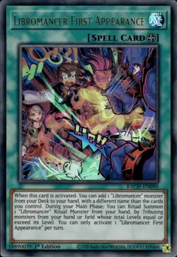 Libromancer First Appearance - Ultra Rare 1st Edition BACH-EN090 - LP - YuGiOh - Image 1