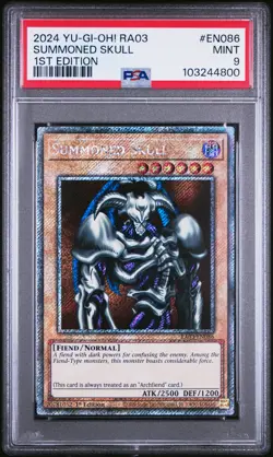2024 YU-GI-OH! RA03-QUARTER CENTURY BONANZA 1ST ED #EN086 SUMMONED SKULL PSA 9 - Image 1