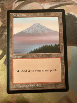 APAC Land Mountain Mt Fuji Promo Card Collectible Used - Image 1