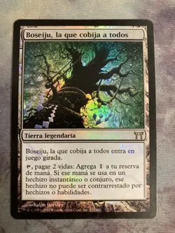 CHK Mother Sacred Tree Foil MTG EDH Card Protector All Languages Used Condition - Image 1