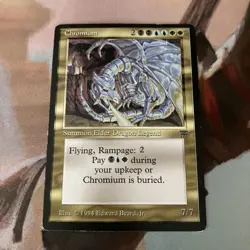 Legends LEG Chromium English First Edition MTG Card Old School Used - Image 1