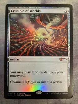 PROMO Melting Pot of the World English Foil MTG Magic the Gathering Card Used - Image 1