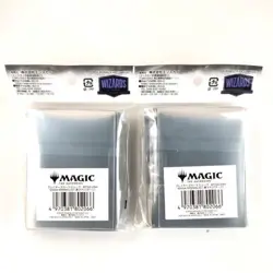 MTG MANA MINIMALIST Black Mana Card Sleeves 2 Pack - Image 2