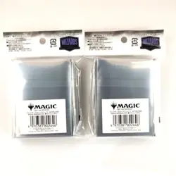 MTG Card Sleeves Mana Minimalist Blue Symbol 2 Pack Used - Image 2