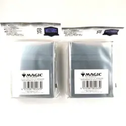 MTG Card Sleeves Mana Minimalist White Symbol 2 Pack New - Image 2