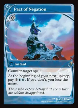 MTG Pact of Negation Blue English Version Mystery Booster 2 MB2 Card - Image 1