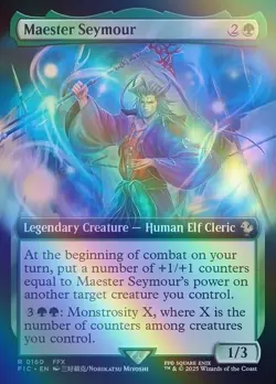MTG Final Fantasy Maester Seymour Foil English Green Extended Card - Image 1