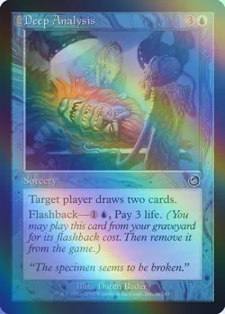 MTG Deep Analysis FOIL English Blue Card Mint Condition - Image 1