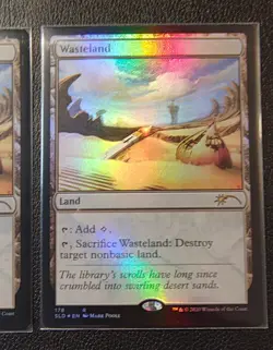 Wasteland English Foil Set of 2 Secret Lair MTG Magic the Gathering - Image 3