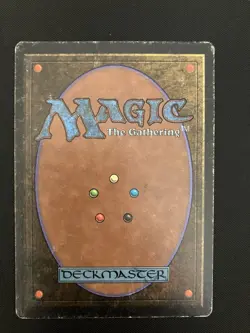 LEB Beta Disenchant English Plaid MTG Old School Heavy Damage Used - Image 4