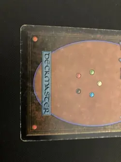 LEB Beta Disenchant English Plaid MTG Old School Heavy Damage Used - Image 5