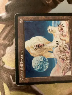 MTG 3ED FBB Winter Jewel Winter Orb Black Frame Old School Used - Image 2