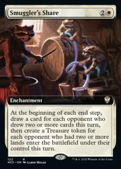 MTG Smuggler's Share English White Expanded Art New Kapena Street - Image 1