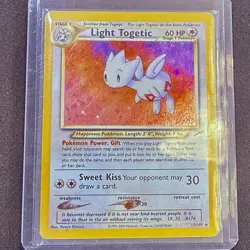 Pokemon TCG Neo Destiny Holo rare Light Togetic 15/105 - Image 3