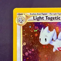 Pokemon TCG Neo Destiny Holo rare Light Togetic 15/105 - Image 4