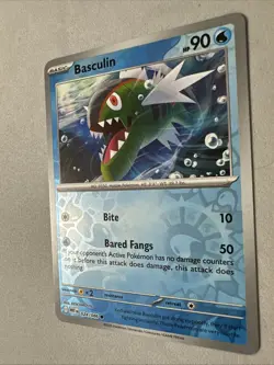 Pokemon TCG * SV White Flare * 024/086 Basculin Common * REVERSE HOLO * FRESH PK - Image 2