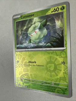 Pokemon TCG * SV White Flare * 004/086 Cottonee Common * REVERSE HOLO * FRESH PK - Image 2