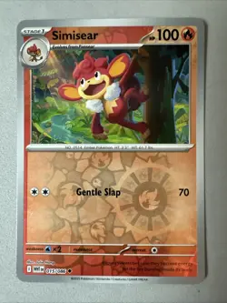 Pokemon TCG * SV White Flare * 015/086 Simisear U * REVERSE HOLO * FRESH PK - Image 1