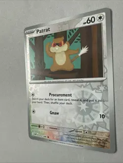Pokemon TCG * SV White Flare * 072/086 Patrat Common * REVERSE HOLO * FRESH PK - Image 2