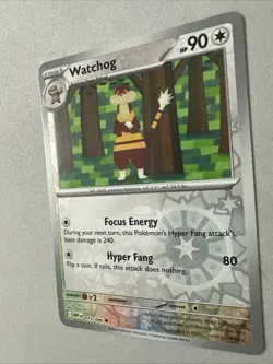Pokemon TCG * SV White Flare * 073/086 Watchog Uncommon REVERSE HOLO * FRESH PK - Image 2