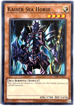 YuGiOh! - Kaiser Sea Horse SDBE-EN016 Unlimited Common - Image 1