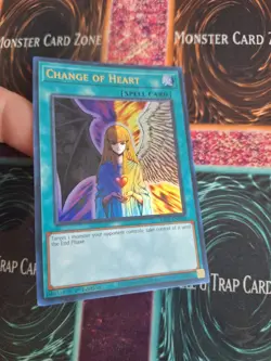 Yugioh Change of Heart RA01-EN050 Ultra Rare 1st Edition Near Mint - Image 2