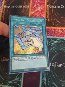 Yugioh Speedroid Scratch BROL-EN035 Secret Rare 1st Edition Near Mint - Image 2
