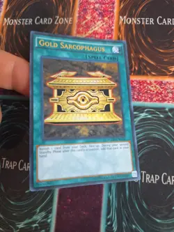 Yugioh Gold Sarcophagus YGLD-ENC26 Ultra Rare Unlimited Near Mint - Image 2