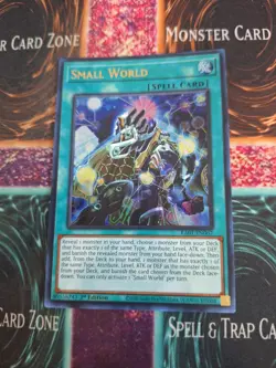 Yugioh Small World RA01-EN067 Ultra Rare 1st Edition Near Mint - Image 1