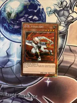 (19) Yugioh! D.D. Assailant RA03-EN141 Platinum Secret Rare 1st Edition VLP - Image 1