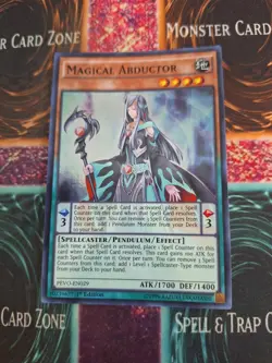 Yugioh Magical Abductor PEVO-EN029 Super Rare 1st Edition Near Mint - Image 1