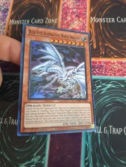 Yugioh Blue-Eyes Alternative White Dragon RA02-EN010 Super Rare 1st Edition NM - Image 2