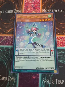 Yugioh White Wing Magician PEVO-EN005 Ultra Rare 1st Edition Near Mint - Image 1