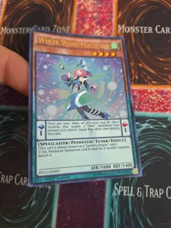 Yugioh White Wing Magician PEVO-EN005 Ultra Rare 1st Edition Near Mint - Image 2