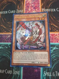 Yugioh Ghost Ogre & Snow Rabbit Alternate Art RA02-EN009 Ultra 1st Edition NM - Image 1