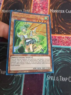 Yugioh Familiar-Possessed - Wynn (Alternate Art) SDCH-EN040 Ultra 1st Edition NM - Image 2