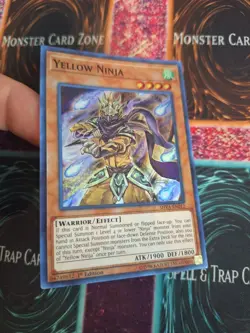 Yugioh Yellow Ninja SHVA-EN012 Super Rare 1st Edition Near Mint - Image 2