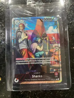 Sealed One Piece TCG Shanks OP09-001 PSA Magazine Promo Foil Card - Image 2