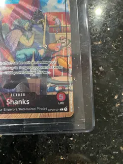 Sealed One Piece TCG Shanks OP09-001 PSA Magazine Promo Foil Card - Image 4