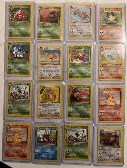 ⭐⭐⭐16 ERROR Square Cut - Jungle Set POKEMON Cards! RARE! CARD LOT⭐⭐⭐ - Image 1