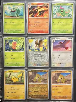 Pokemon Scarlet & Violet 151 - (91 Card Lot) Reverse Holo/Holo Base Set - Image 1