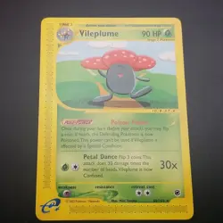 Vileplume 69 165 - RARE NON-HOLO - Expedition - eREADER WOTC POKEMON CARD NM/M - Image 1